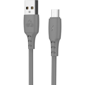 POWERTECH Καλώδιο USB σε Micro USB eco PTR-0090, copper, 1m, γκρι | PTR-0090