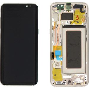 Γνήσια Οθόνη LCD και Μηχανισμός Αφής Samsung SM-G950F Galaxy S8 Gold GH97-20457F