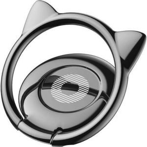 Baseus Metalic Cat Ring Holder - Black