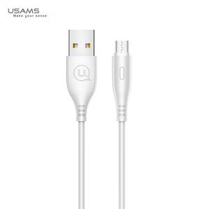 Round Micro data Cable USAMS US-SJ268  mUSB  2.0  1m White