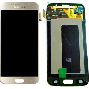 Γνήσια Οθόνη LCD με Μηχανισμό Αφής για Samsung Galaxy S6 SM-G920 GH97-17260C  Χρυσό