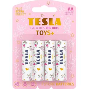 Μπαταρίες | Tesla Batteries | TOYS+ GIRL | Μέγεθος AAA | LR03 | 4 Τμχ. | Aλκαλική